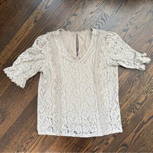 Fully Lined Lace Top